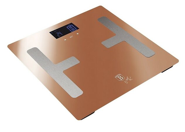 BERLINGERHAUS Osobní váha Smart s tělesnou analýzou 150 kg Rosegold Metallic Line BH-9105