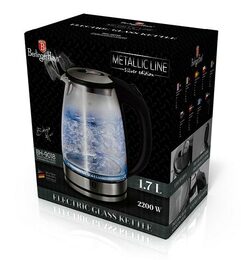 BERLINGERHAUS Rychlovarná konvice 1,7 l 2200W Carbon Metallic Line BH-9116