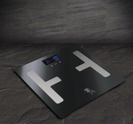 BERLINGERHAUS Osobní váha Smart s tělesnou analýzou 150 kg Carbon PRO Line BH-9217