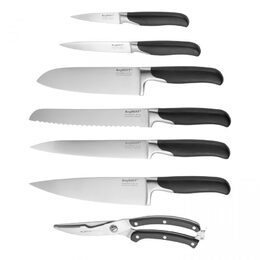BERGHOFF Sada nožů ve stojanu nerez ESSENTIALS 8 ks BF-1308010