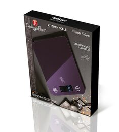 BERLINGERHAUS Váha kuchyňská digitální 5 kg Purple Eclipse BH-9364
