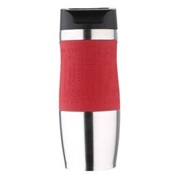 BERGNER Termohrnek s protiskluzovým úchopem 400 ml červená BG-5958-RD