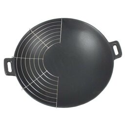 KELA Wok litinový 36 cm s příslušenstvím sada 5 ks KL-77943