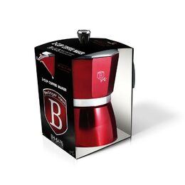 BERLINGERHAUS Konvice na espresso 2 šálky Burgundy Metallic Line BH-6476