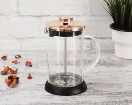 BERLINGERHAUS Konvička na čaj a kávu French Press 600 ml Rosegold collection BH-1494