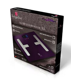 BERLINGERHAUS Osobní váha Smart s tělesnou analýzou 150 kg Purple Metallic Line BH-9223