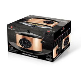 BERLINGERHAUS Pomalý hrnec s poklicí Slow Cooker 3,5 l Black Rose Collection BH-9383