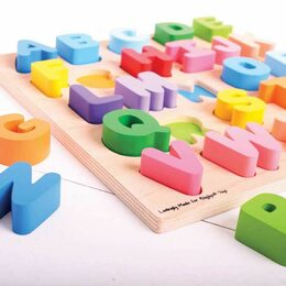 Hračka Bigjigs Toys Baby Abeceda velká písmena