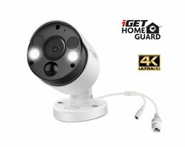 Kamerový set iGET HOMEGUARD HGNVK84904 Ultra HD 4K systém s PoE napájením, 8-kanálové NVR + 4x HGNVK936CAM 4K