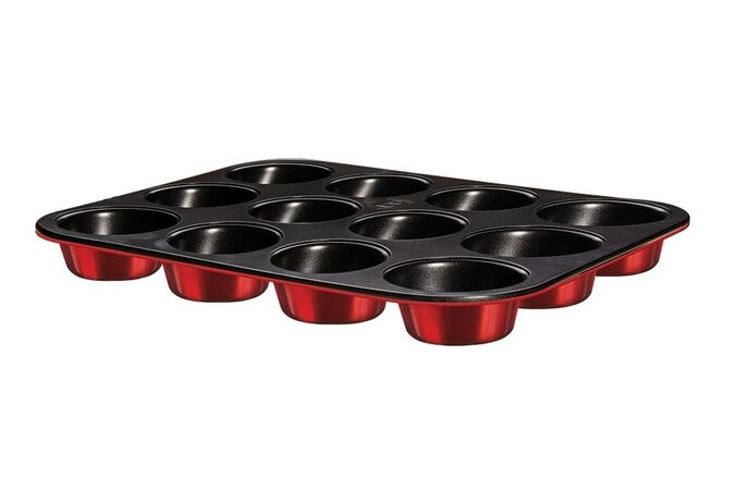 Forma na muffiny Berlingerhaus s mramorovým povrchem 12 ks Burgundy Metallic Line