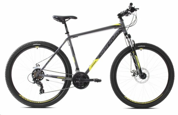 Horské jízdní kolo Capriolo OXYGEN 29"/19" žluto-šedé