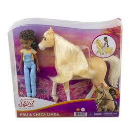 Panenka Mattel Spirit a kůň Asst