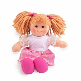 Panenka Bigjigs Toys látková Darcie 28 cm