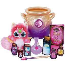 Magic Mixies Magický kotlík růžový plast + USB kabel na baterie na kartě v krabici 26x35x22cm