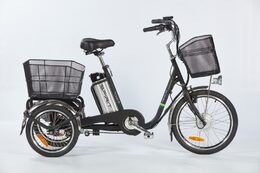 Elektrokolo Spirit SHOPPING2, tříkolka černá, 250W, 36V/13Ah neorig. krabice