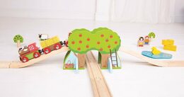 Hračka Bigjigs Rail Dřevěná vláčkodráha farma