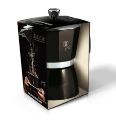 BERLINGERHAUS Konvice na espresso 3 šálky Shiny Black Collection BH-6941