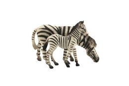 Zvířátka safari ZOO 11cm sada plast 2ks 2 druhy v krabičce 16x11x9,5cm