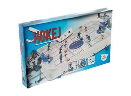 Teddies Hokej společenská hra 63x41cm plast/kov kovová táhla v krabici 73x43,5x8,5cm