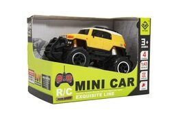 Auto RC mini SUV plast 14cm 27MHz na dálk. ovl. na bat. se světl. 2 barvy v krab. 16x12x10