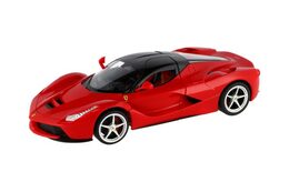 Auto RC Ferrari červené plast 32cm 2,4GHz na dálk. ovládání na baterie v krabici 43x19x23cm