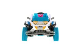 Auto RC/tříkolka vypouštějící páru plast 25cm 2,4GHz se světlem, zvukem 2 barvy v krabici 34x19x17cm
