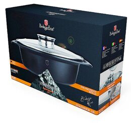 BERLINGERHAUS Pekáč s mramorovým povrchem 33 cm Granit Diamond Line BH-1460