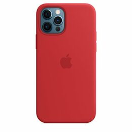 Kryt Apple silikonový MagSafe pro iPhone 12, (PRODUCT)RED