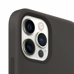 Kryt Apple silikonový MagSafe pro iPhone 12 Pro Max, černý