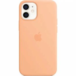 Kryt Apple silikonový s MagSafe pro iPhone 12 mini - oranžový