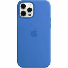 Kryt Apple silikonový s MagSafe pro iPhone 12 Pro Max - modrý
