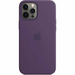 Kryt Apple silikonový s MagSafe pro iPhone 12 Pro Max - fialový