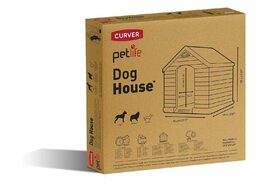 Bouda pro psy  Curver Dog House šedá