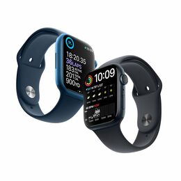 Hodinky Apple Watch series 7 GPS, 45mm, Midnight Aluminium Case with Midnight Sport Band-Regular