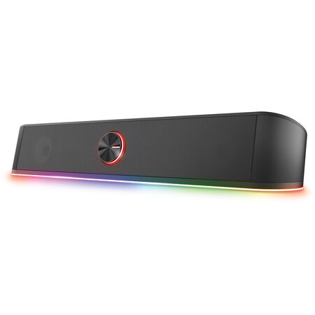 Reproduktory Trust GXT 619 Thorne RGB Illuminated Soundbar - černé