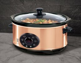 BERLINGERHAUS Pomalý hrnec s poklicí Slow Cooker 3,5 l Black Rose Collection BH-9383