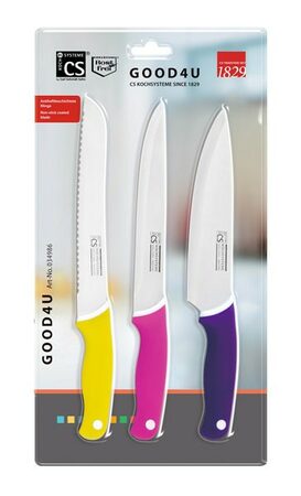 CS SOLINGEN Sada nožů nerez 3 ks GOOD4U CS-041656