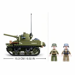 Sluban Army WW2 M38-B0856 Malý spojenecký tank - poškozený obal