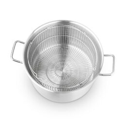 CS SOLINGEN Hrnec s poklicí a fritovacím košem nerez 10 l / 28 x 18 cm PRO-X CS-044022