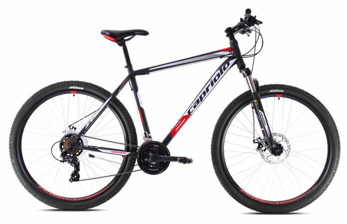 Horské jízdní kolo Capriolo OXYGEN 29"/19" červeno-bílo-černé
