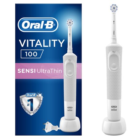 VITALITY 100 SENSITIVE WHITE ORAL-B