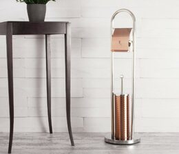 BERLINGERHAUS WC sada nerez Rosegold Metallic Line 80 cm BH-6549