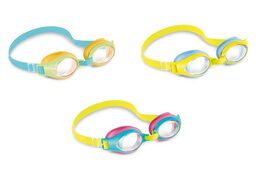 Plavecké brýle dětské PLAY 3 barvy na kartě 20x15cm 3-8 let