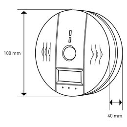 RDT 301 Detektor CO RETLUX