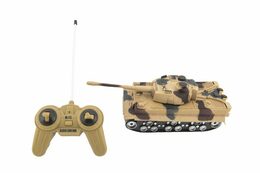 Tank RC 2ks 25cm plast tanková bitva na baterie se zvukem se světlem v krabici 43x17x19cm