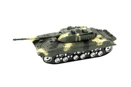 Tank RC 2ks 25cm plast tanková bitva na baterie se zvukem se světlem v krabici 43x17x19cm