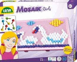 Mozaika pro holky klobouček 1cm 200ks v krabici