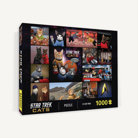 Chronicle Books Puzzle Star Trek kočky 1000 dílků