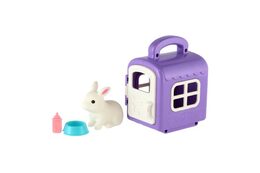 Zvířátko v přepravním boxu plast 7x9cm 3 barvy 12 ks v boxu