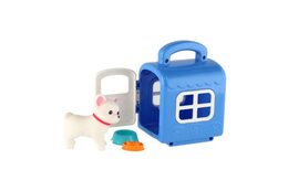 Zvířátko v přepravním boxu plast 7x9cm 3 barvy 12 ks v boxu